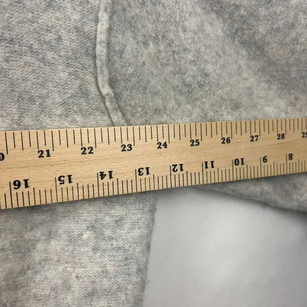 Free People Women's Medium Wool Blend Significant Other Hooded Sweater Gray/Tan - Picture 5 of 16